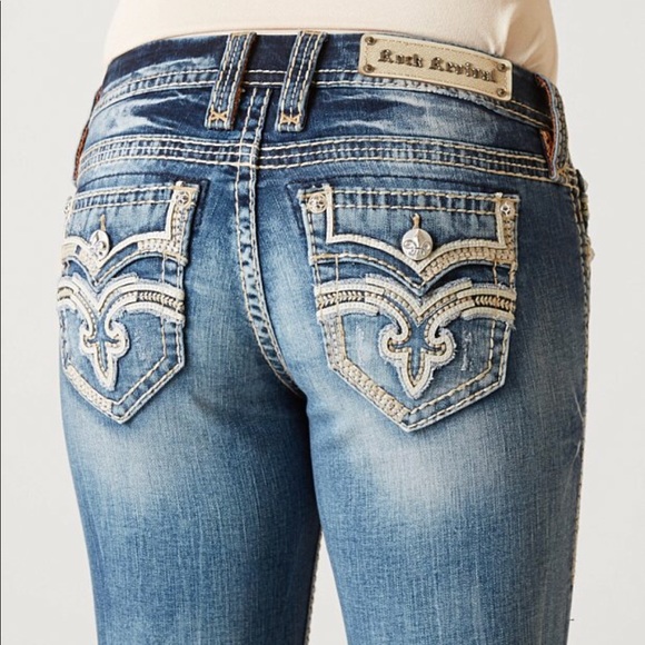 Rock Revival Pants - Rock revival vien light wash easy crop 28 capris